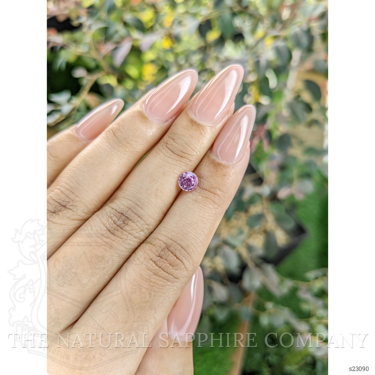 0.81 Ct. Pinkish Purple Sapphire from Ceylon (Sri Lanka)