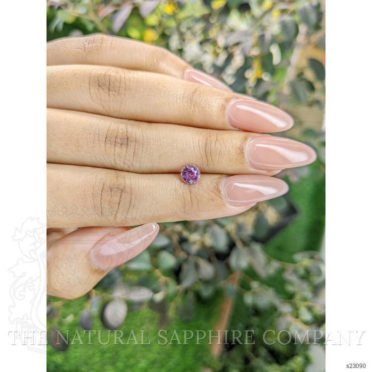 0.81 Ct. Pinkish Purple Sapphire from Ceylon (Sri Lanka)