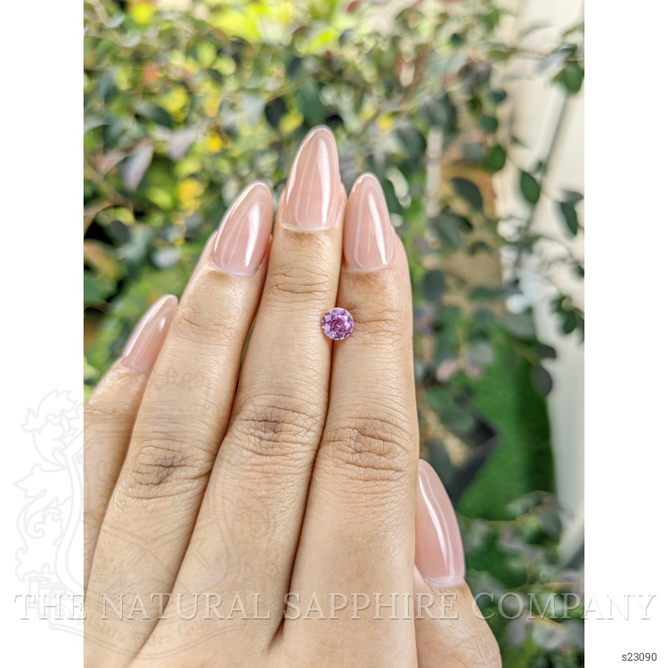 0.81 Ct. Pinkish Purple Sapphire from Ceylon (Sri Lanka)