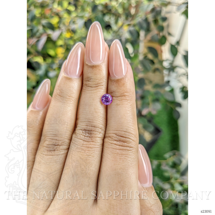 1.02 Ct. Purple Sapphire from Ceylon (Sri Lanka)