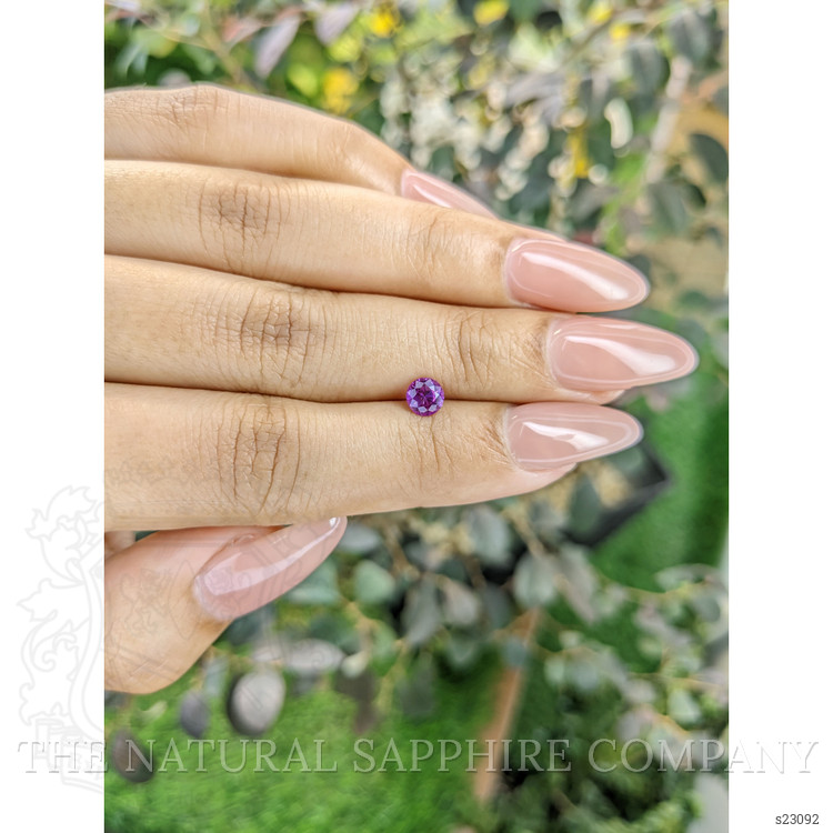 0.61 Ct. Pinkish Purple Sapphire from Ceylon (Sri Lanka)