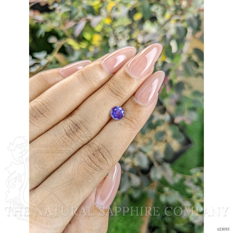 0.93 Ct. Purple Sapphire from Ceylon (Sri Lanka)