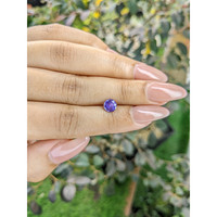 0.93 Ct. Purple Sapphire from Ceylon (Sri Lanka) Life Style
