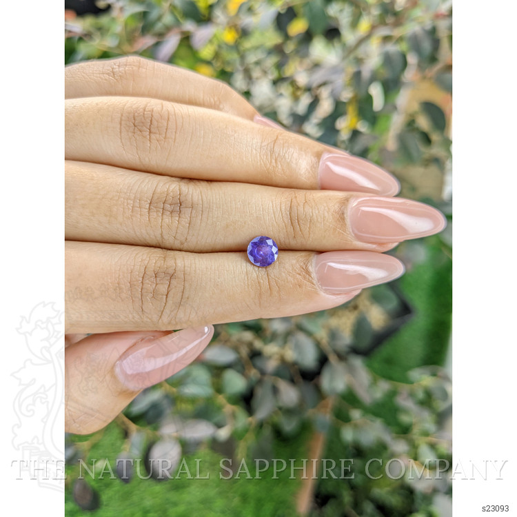 0.93 Ct. Purple Sapphire from Ceylon (Sri Lanka)