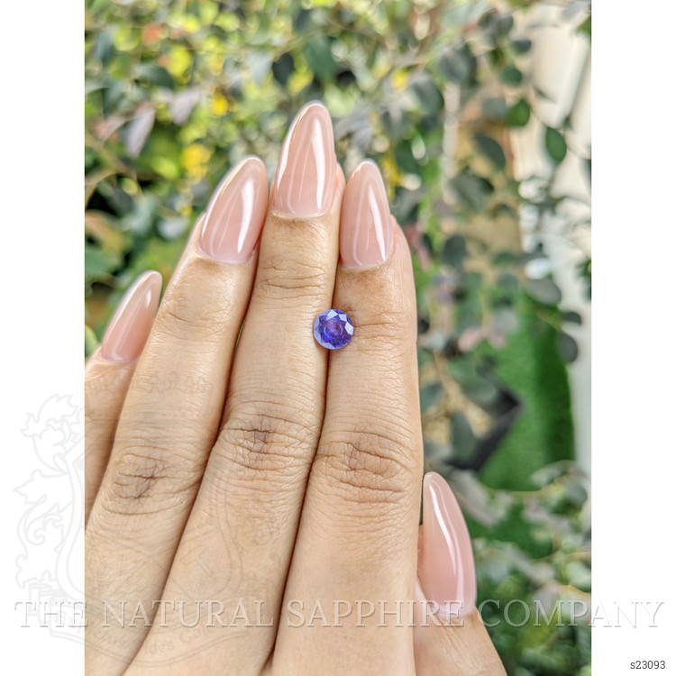 0.93 Ct. Purple Sapphire from Ceylon (Sri Lanka)