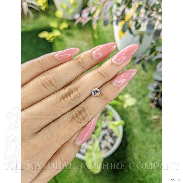 1.14 Ct. Bi Color Sapphire from Ceylon (Sri Lanka)