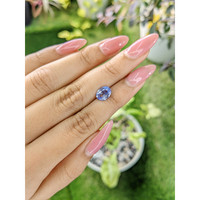 1.86 Ct. Blue Sapphire from Ceylon (Sri Lanka) Life Style