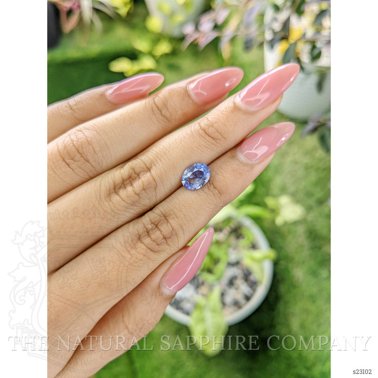 1.86 Ct. Blue Sapphire from Ceylon (Sri Lanka)