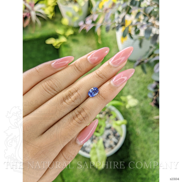 1.68 Ct. Blue Sapphire from Ceylon (Sri Lanka)