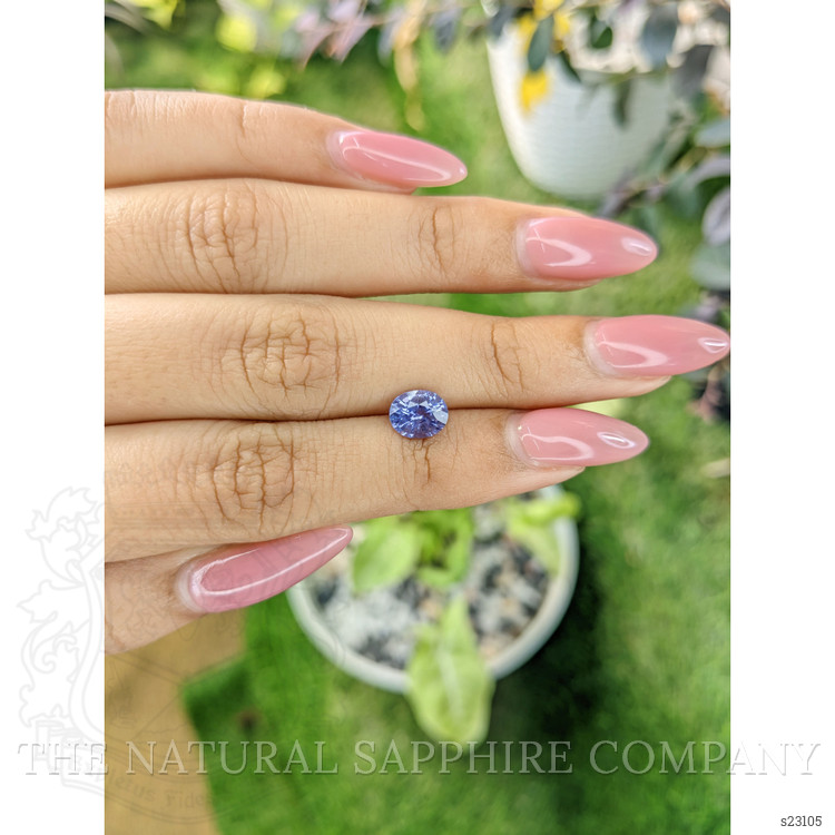 1.35 Ct. Violet Sapphire from Ceylon (Sri Lanka)