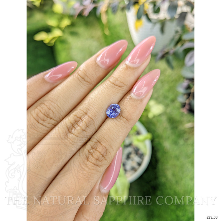 1.35 Ct. Violet Sapphire from Ceylon (Sri Lanka)