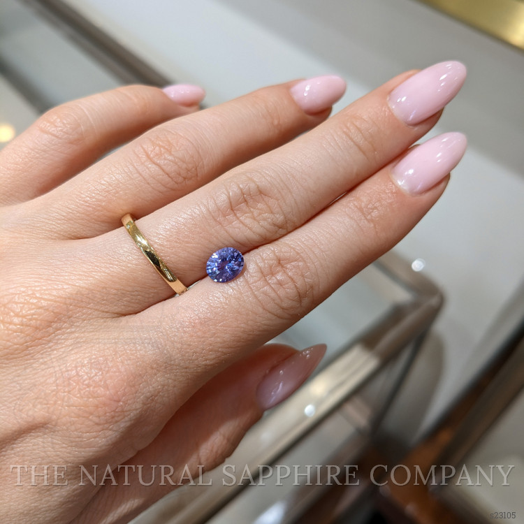 1.35 Ct. Violet Sapphire from Ceylon (Sri Lanka)
