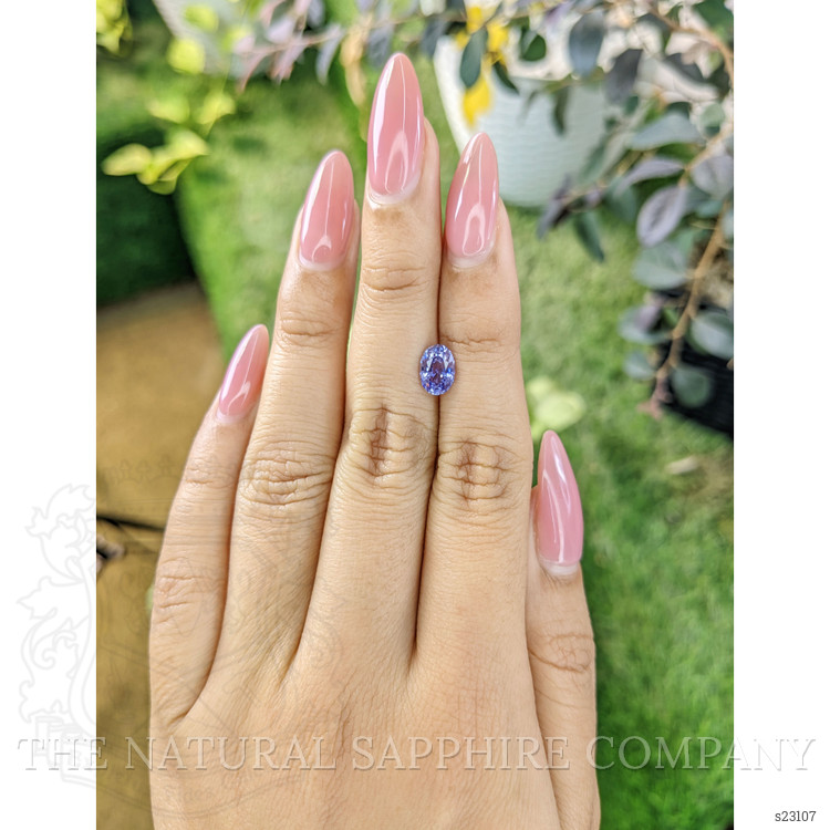 1.42 Ct. Violet Sapphire from Ceylon (Sri Lanka)