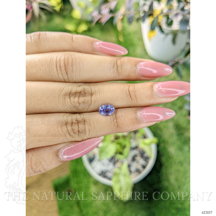 1.42 Ct. Violet Sapphire from Ceylon (Sri Lanka)