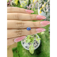 1.17 Ct. Blue Sapphire from Ceylon (Sri Lanka) Life Style