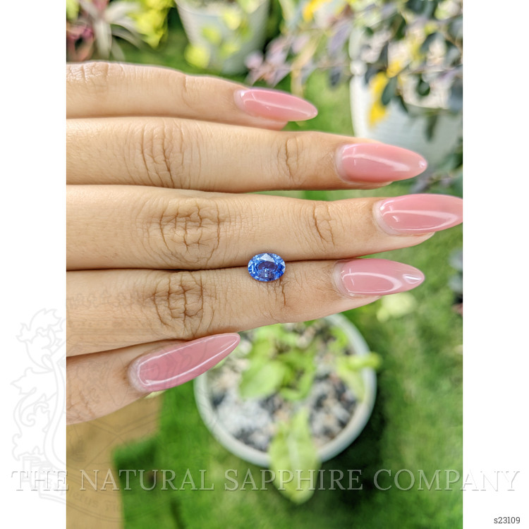 1.17 Ct. Blue Sapphire from Ceylon (Sri Lanka)