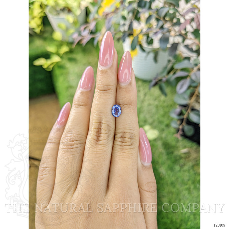 1.17 Ct. Blue Sapphire from Ceylon (Sri Lanka)