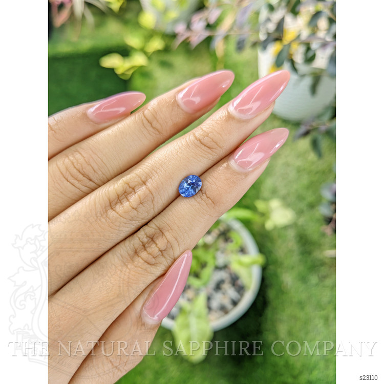 1.23 Ct. Blue Sapphire from Ceylon (Sri Lanka)