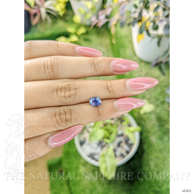 1.16 Ct. Blue Sapphire from Ceylon (Sri Lanka)