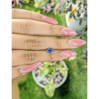 0.88 Ct. Blue Sapphire from Ceylon (Sri Lanka) Life Style