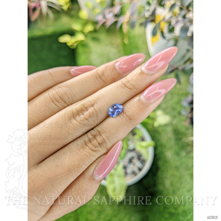 1.15 Ct. Blue Sapphire from Ceylon (Sri Lanka)