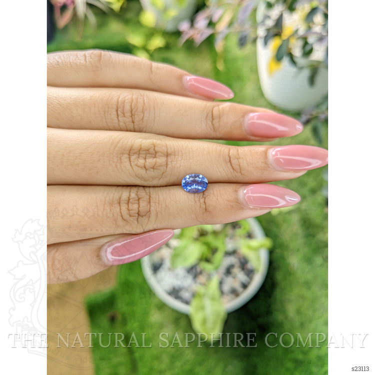 1.15 Ct. Blue Sapphire from Ceylon (Sri Lanka)