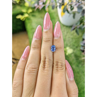 1.34 Ct. Blue Sapphire from Ceylon (Sri Lanka) Life Style