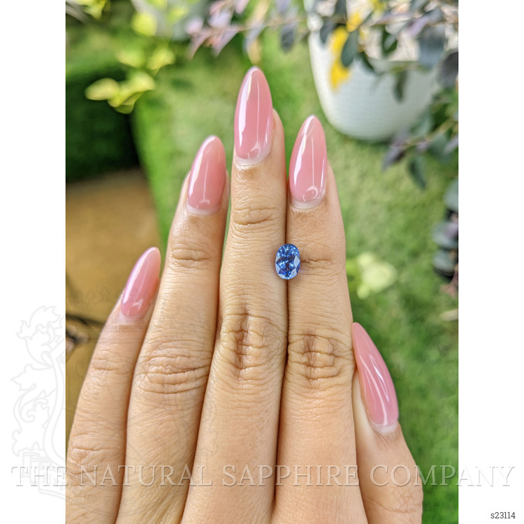 1.34 Ct. Blue Sapphire from Ceylon (Sri Lanka)