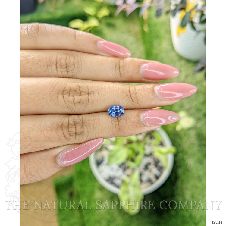 1.34 Ct. Blue Sapphire from Ceylon (Sri Lanka)