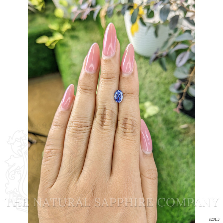 1.20 Ct. Blue Sapphire from Ceylon (Sri Lanka)