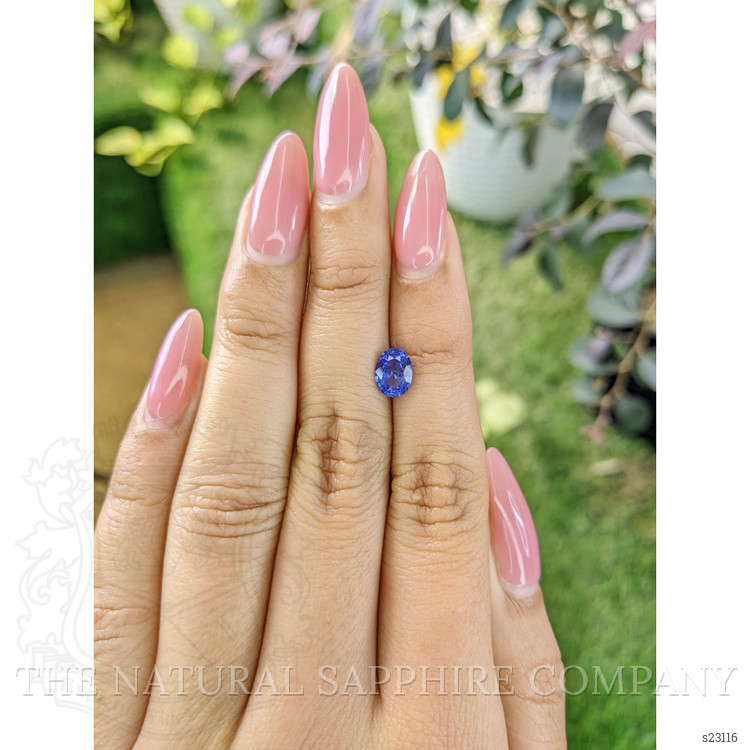 1.03 Ct. Blue Sapphire from Ceylon (Sri Lanka)