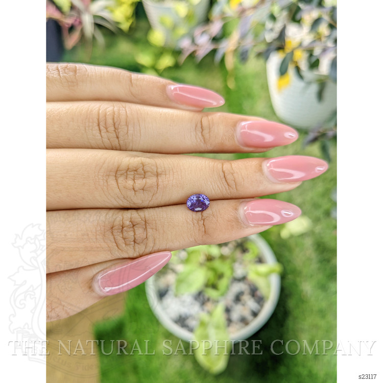 1.20 Ct. Purple Sapphire from Ceylon (Sri Lanka)