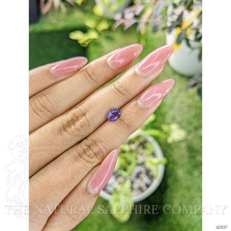 1.20 Ct. Purple Sapphire from Ceylon (Sri Lanka)