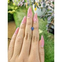 0.85 Ct. Blue Sapphire from Ceylon (Sri Lanka) Life Style