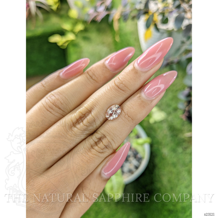 1.88 Ct. Peach Sapphire from Ceylon (Sri Lanka)