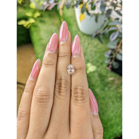 1.88 Ct. Peach Sapphire from Ceylon (Sri Lanka) Life Style