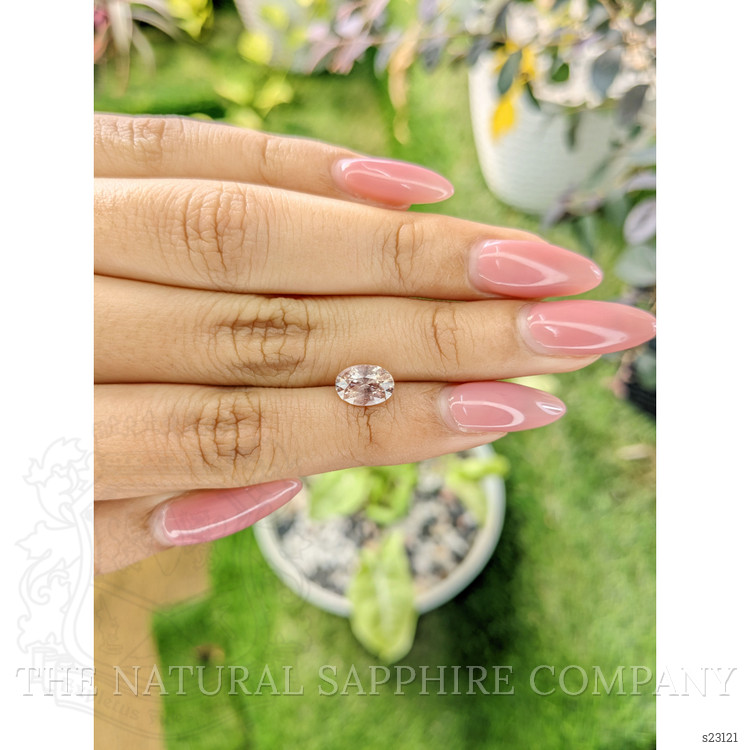 1.88 Ct. Peach Sapphire from Ceylon (Sri Lanka)