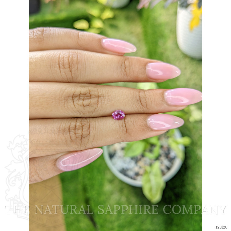 0.51 Ct. Pink Sapphire from Ceylon (Sri Lanka)