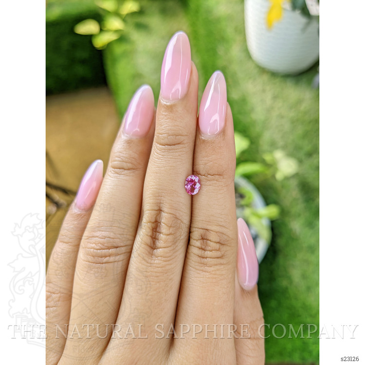 0.51 Ct. Pink Sapphire from Ceylon (Sri Lanka)