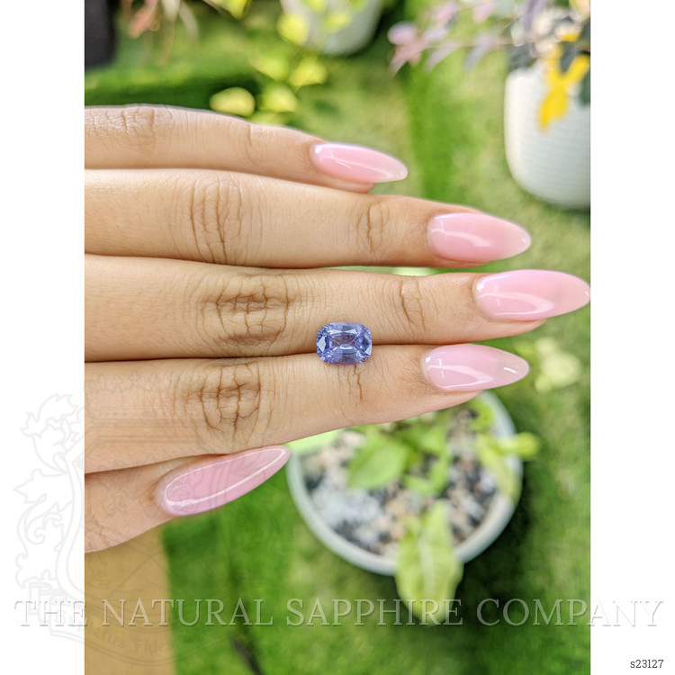 2.57 Ct. Purplish Blue Sapphire from Ceylon (Sri Lanka)
