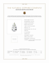 2.95 Ct. Bi Color Sapphire from Ceylon (Sri Lanka) Scan Report