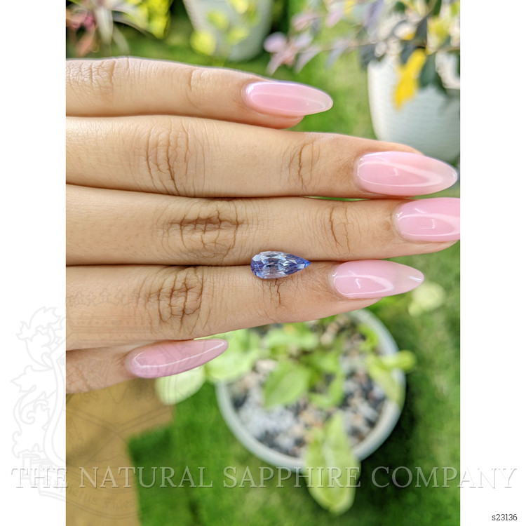 2.55 Ct. Blue Sapphire from Ceylon (Sri Lanka)