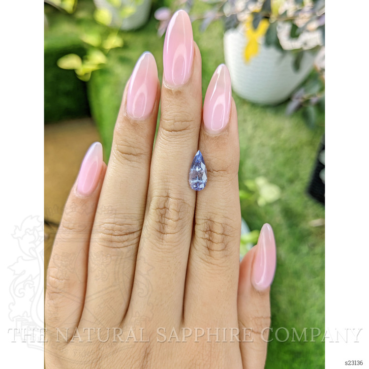 2.55 Ct. Blue Sapphire from Ceylon (Sri Lanka)