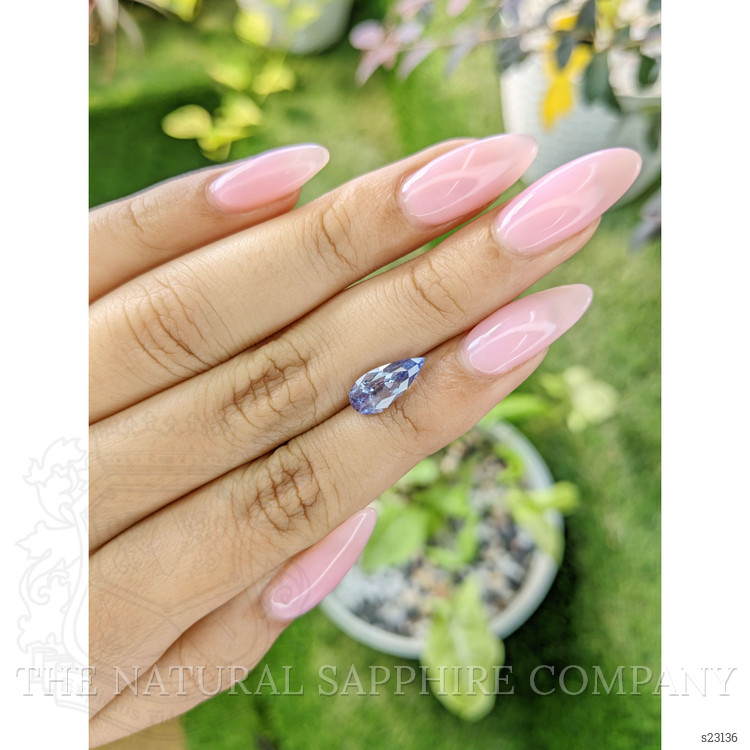 2.55 Ct. Blue Sapphire from Ceylon (Sri Lanka)