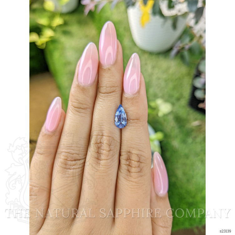 1.70 Ct. Blue Sapphire from Ceylon (Sri Lanka)