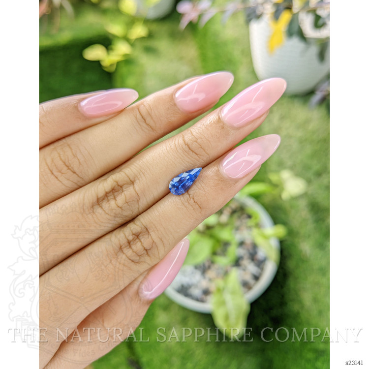 1.39 Ct. Blue Sapphire from Ceylon (Sri Lanka)