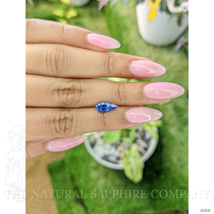 1.39 Ct. Blue Sapphire from Ceylon (Sri Lanka)