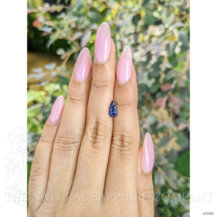 1.36 Ct. Blue Sapphire from Ceylon (Sri Lanka)