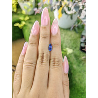 1.52 Ct. Blue Sapphire from Ceylon (Sri Lanka) Life Style