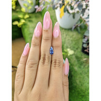 1.23 Ct. Blue Sapphire from Ceylon (Sri Lanka) Life Style